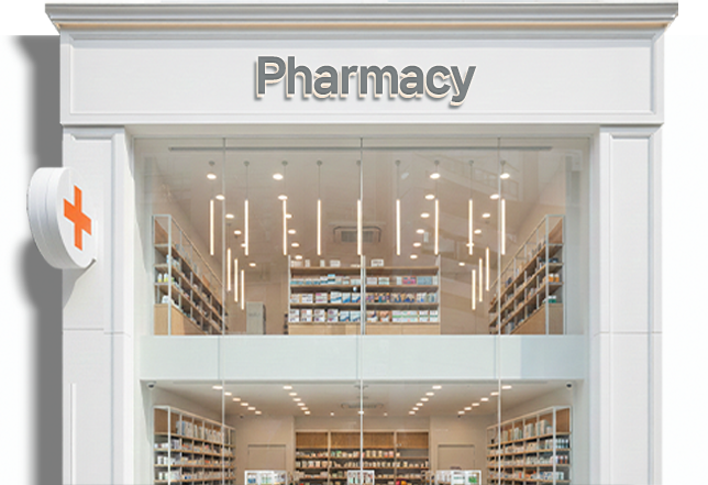약국 3D 일러스트
