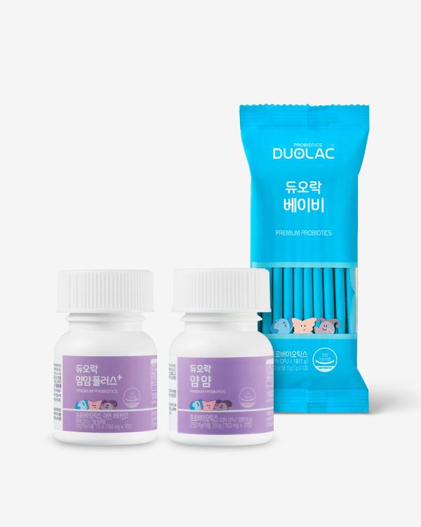 ●[키즈트라이얼 체험팩] 듀오락 얌얌플러스5일+얌얌5일+베이비10일