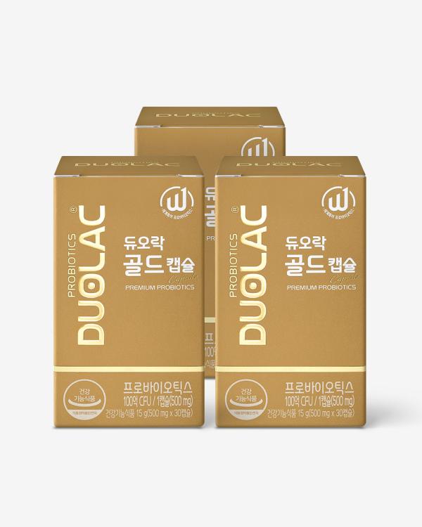 [상반기베스트] 듀오락 골드캡슐 3개 (90일분) +추가10일