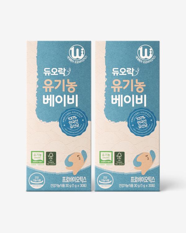 [상반기베스트] 듀오락 유기농 베이비 2개 (60일분)