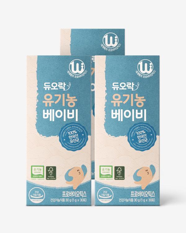 듀오락 유기농 베이비 3개 (90일분)