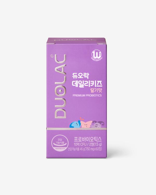 듀오락 데일리키즈 딸기맛 1개 (30일분)