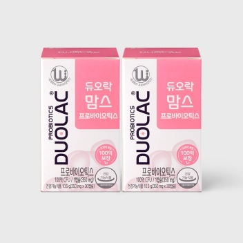 듀오락 맘스 2개(60일)+쇼핑백