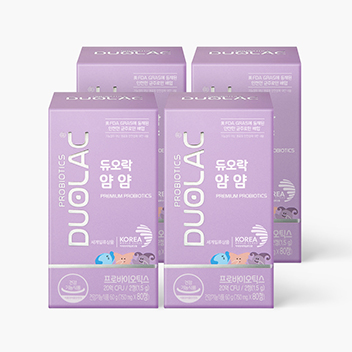 듀오락 얌얌 4개 (160일분)